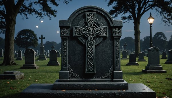 Pierre tombale noire : symbolisme et signification